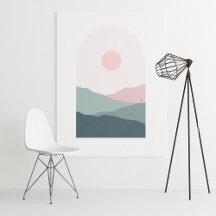 boho modern väggkonst tryck, Värde Poster Papper