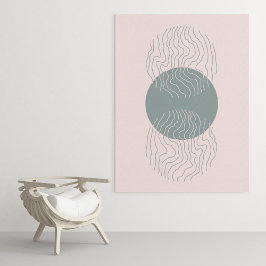 boho modern väggkonst tryck, värdeaffisch papper