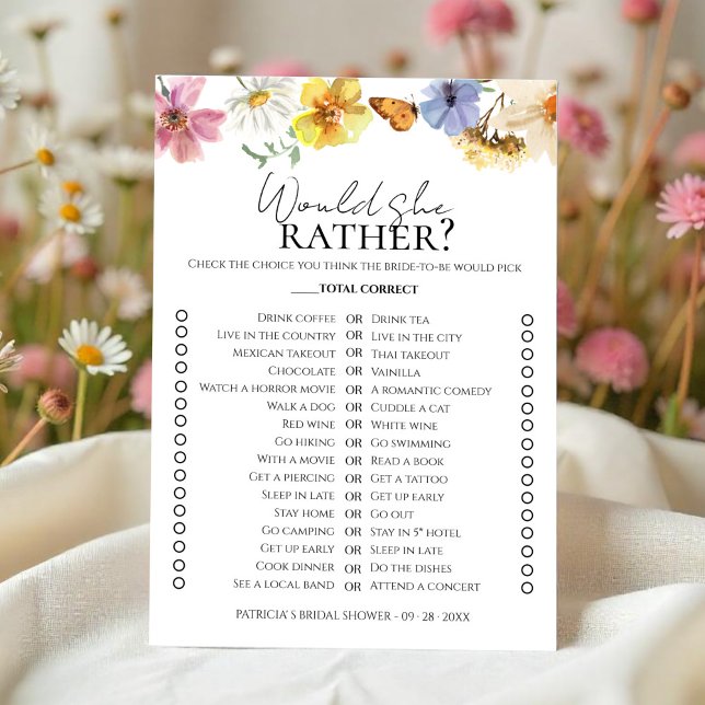 Boho Möhippa, skulle hon hellre byta jokertecken Inbjudningar (Skapare uppladdad)