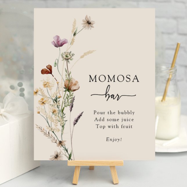 Boho Momosa Bar Affisch (Boho Momosa Bar Poster
)