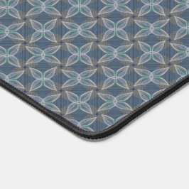 Boho Mönster Elegant & Neutralt Blommigt Dusty Blu