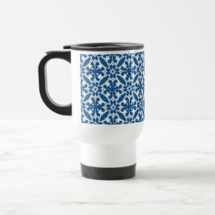 Boho-mönster i blått – Elegant & djärv Resemugg