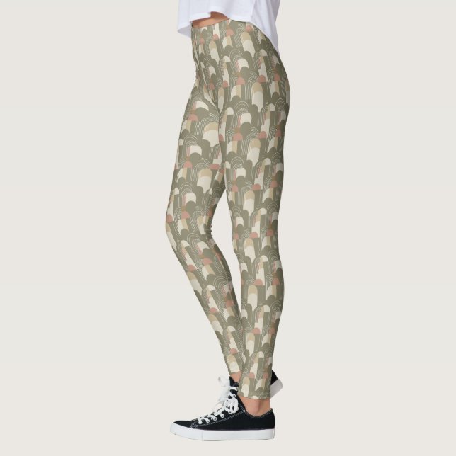Boho Mönster Leggings (Vänster)