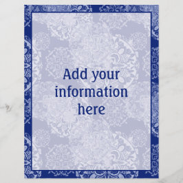 Boho Moody Blues Mandalas Reklamblad