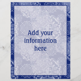 Boho Moody Blues Mandalas Reklamblad