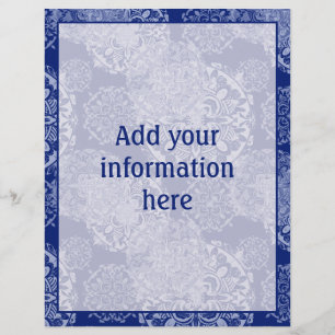 Boho Moody Blues Mandalas Reklamblad