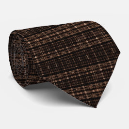 Boho Mörk Brown Formal Tie Elegant Classy Neck Tie Slips