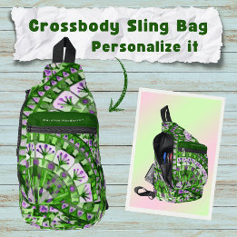 Boho Mosaic Tile Grönt Grass -