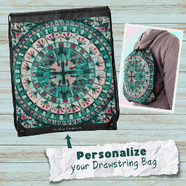 Boho Mosaic Tile Teal Ocean - Gympapåse