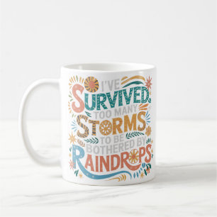 Boho Motivational Pastel Survivor Gift Kaffemugg