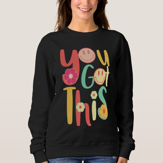 Boho Motivational TestDay Teacher Student You T Shirt (Framsida)