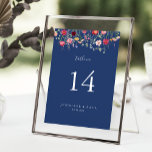 Boho Multifärgad WildblommBröllop Bordsnummer<br><div class="desc">Det här boho multifärgad-bordsnumret bröllop är perfekt för ett orustigt bröllop. Utformningen har ett flerfärgat sortiment av blommor i rosa,  ,  lila,  gult,  vit,  violett,  röd,  burgig vild. Det här är ett bordsnummer från dubblans sida. Lägg till varje bordsnummer som du behöver i din kundvagn individuellt.</div>