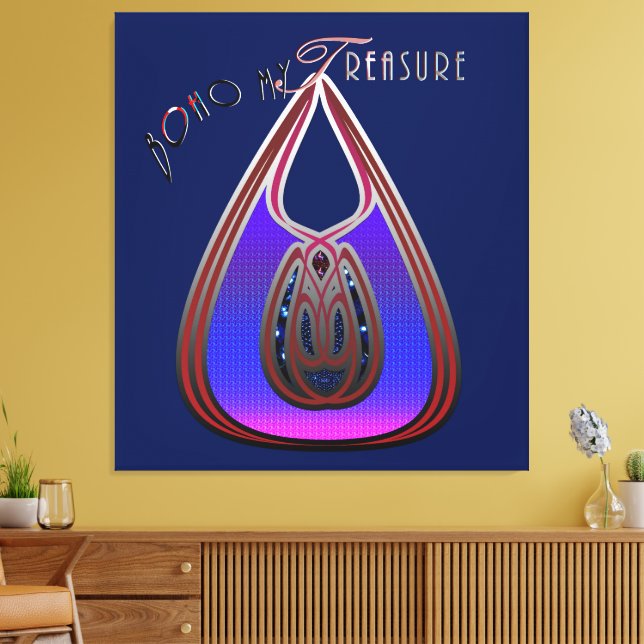 Boho My Treasure Canvastryck (Insitu (Vardagsrum))