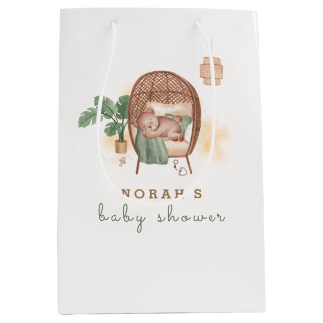 Boho Mysigt Nalle - Viloläge för babyskor (Framsidan)