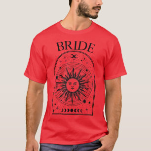 Boho Mystic Tarot Celestial Bachelorette Bride Bri T Shirt