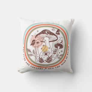Boho Mystical Mushroom Kudde