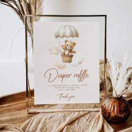 Boho Nalle diaper raffle Poster