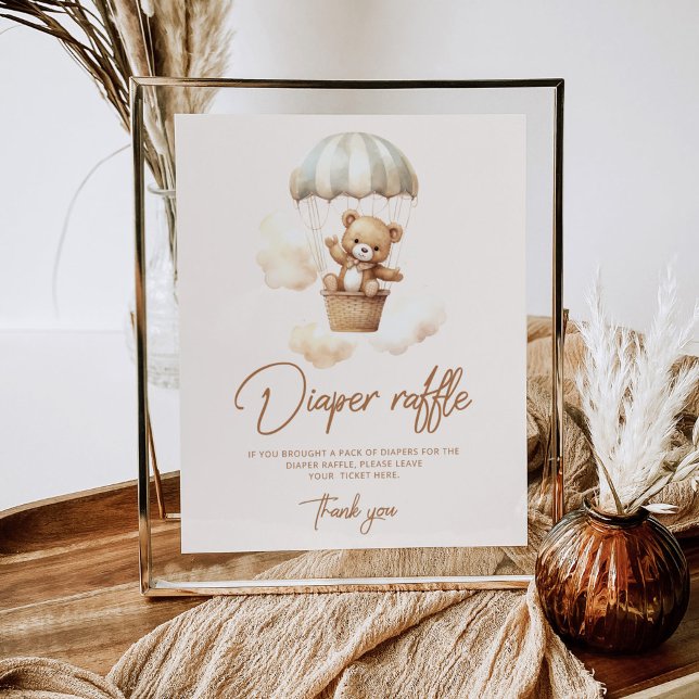 Boho Nalle diaper raffle Poster (Skapare uppladdad)