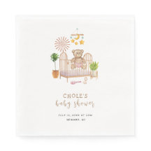 Boho Nalle Nursery Baby Shower