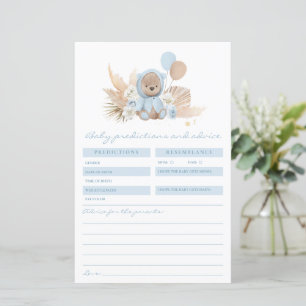Boho Nalle Predictions and Advice Card-spel