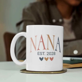 Boho Nana Mugg | Personlig Grandmor Gift
