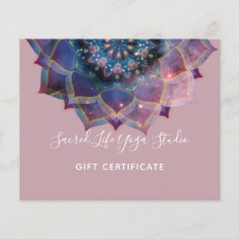 Boho Nebula Mandala, Mystical Flygblad