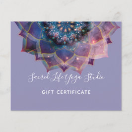 Boho Nebula Mandala, Mystical Flygblad