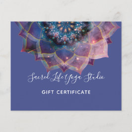 Boho Nebula Mandala, Mystical Flygblad