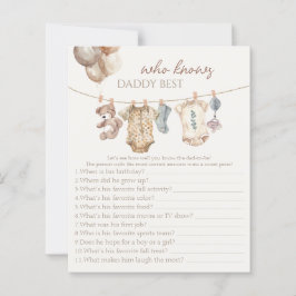 Boho Neutralt Barnkläder som känner pappa Game