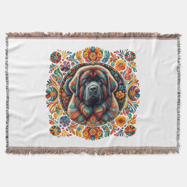 Boho newfoundland-symbol filt (Framsidan)
