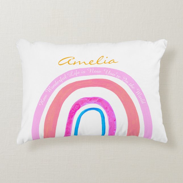 Boho 'Now That You're In The World' Prydnadskudde (Framsidan)