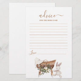 Boho Nursery Advice for Mamma to be card