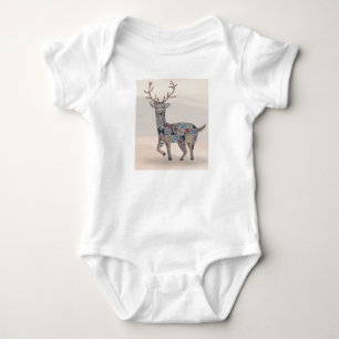 Boho Nursery Art Baby Romper / Bodykostym T Shirt