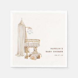 Boho Nursery Baby Shower Pappersservett