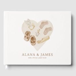 Boho Nursery Chic Baby Shower Guest Bok