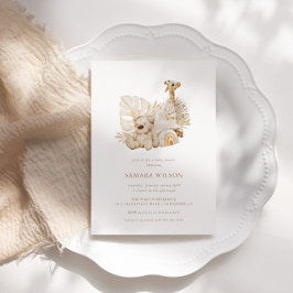 Boho Nursery Chic Baby Shower-inbjudan Inbjudningar