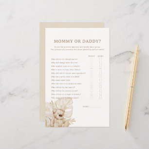 Boho Nursery Chic Baby Shower Mamma eller pappa Ga