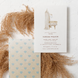Boho Nursery Chic Boy Shower-inbjudan Inbjudningar