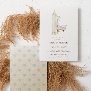 Boho Nursery Chic Boy Shower-inbjudan Inbjudningar