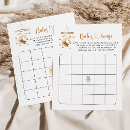Boho Nursery mobil Baby bingo-spel