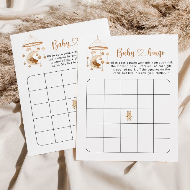 Boho Nursery mobil Baby bingo-spel (Skapare uppladdad)