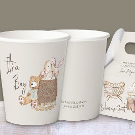 Boho Nursery Nalle Anpassningsbar Neutralt