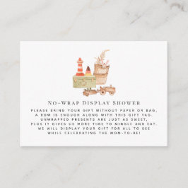 Boho Nursery | No Wrap Display Duschinlägg Tilläggskort