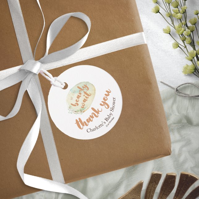 Boho Nursery vi kan botidigt vänta på babykläder Gåvor Etiketter (Skapare uppladdad)