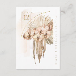 Boho Oasis Bröllop Bouquet Bordsnummer ID959