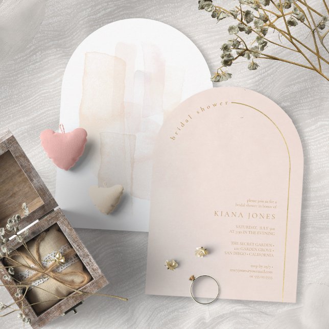 Boho Oasis Möhippa  Arch ID959 Inbjudningar (Skapare uppladdad)