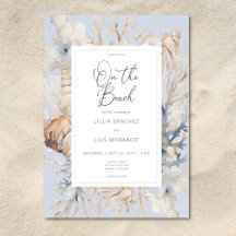 Boho Ocean Dusty Blue på Beach Wedand