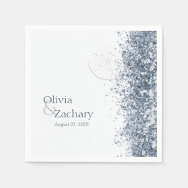 Boho Ocean Sand Rehearsal Dinner Pappersservett