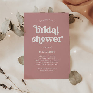 Boho och Retro Dusty Ro MÖHIPPA Inbjudningar