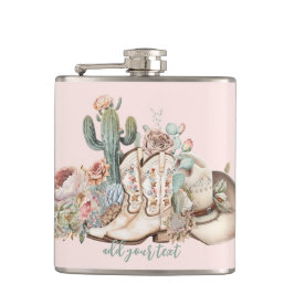 Boho ökcowboybockar cowboyhatt fickplunta